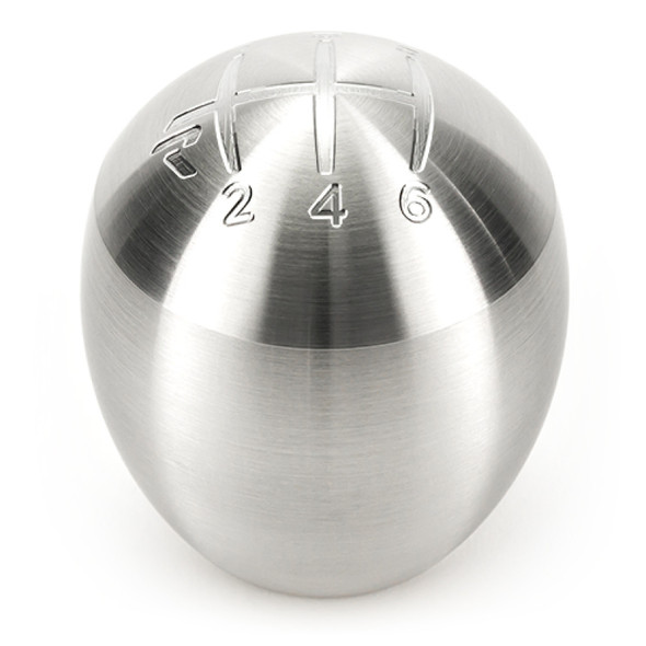 Raceseng Slammer Shift Knob / Gate 6 Engraving - Brushed (Adapter Required)