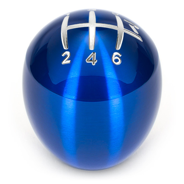 Raceseng Slammer Shift Knob (Gate 2 Engraving) Cadillac CTS-V/Corvette C6 Adapter - Blue Translucent