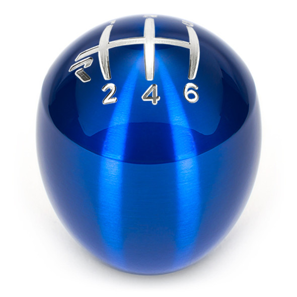 Raceseng Slammer Shift Knob (Gate 6 Engraving) M8x1.25mm Adapter - Blue Translucent