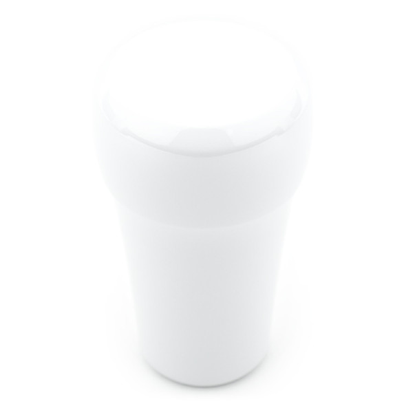 Raceseng Rondure Shift Knob (No Engraving) M12x1.5mm Adapter - White Gloss