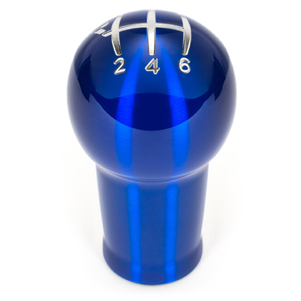 Raceseng Prolix Shift Knob (Gate 1 Engraving) Hyundai Genesis Coupe Adapter - Blue Translucent