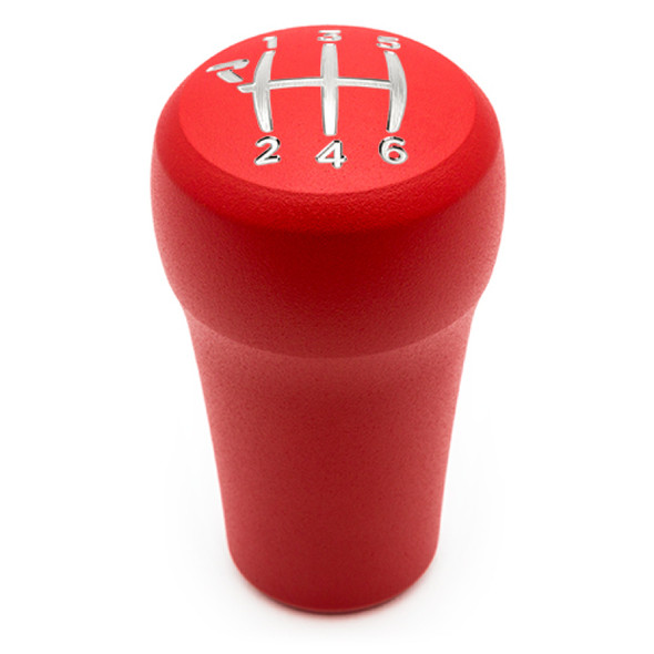 Raceseng Rondure Shift Knob (Gate 1 Engraving) Porsche 911-997 / Cayman 987 Adapter - Red Texture