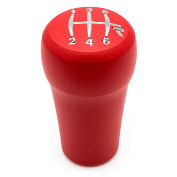 Raceseng Rondure Shift Knob (Gate 3 Engraving) M10x1.25mm Adapter - Red Texture