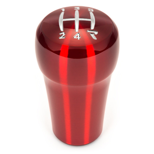 Raceseng Rondure Shift Knob (Gate 4 Engraving) M12x1.75mm Adapter - Red Translucent