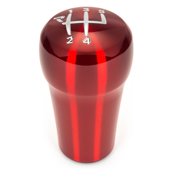 Raceseng Rondure Shift Knob (Gate 5 Engraving) M12x1.5mm Adapter - Red Translucent