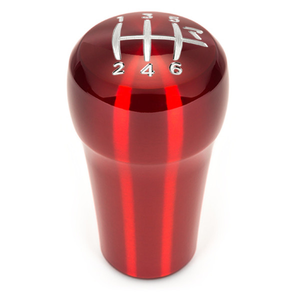 Raceseng Rondure Shift Knob (Gate 2 Engraving) Camaro SS / ZL1 Adapter - Red Translucent