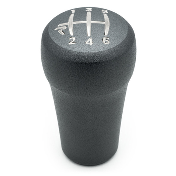 Raceseng Rondure Shift Knob / Gate 6 Engraving - Graphite Texture (Adapter Required)