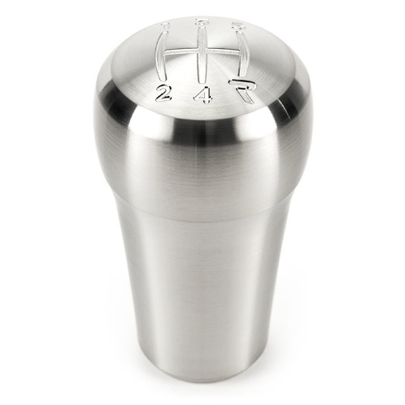 Raceseng Rondure Shift Knob (Gate 4 Engraving) M10x1.5mm Adapter - Brushed