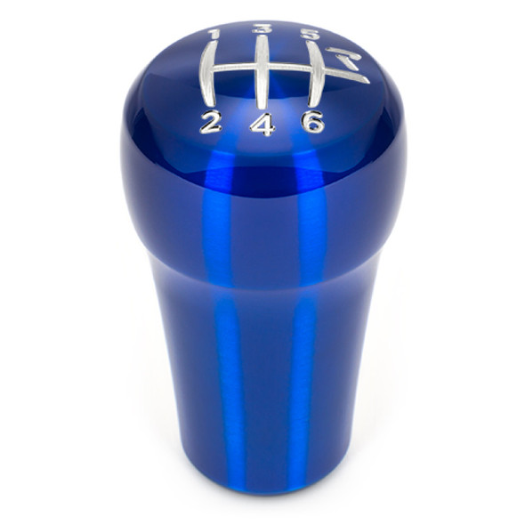 Raceseng Rondure Shift Knob (Gate 2 Engraving) Cadillac CTS-V/Corvette C6 Adapter - Blue Translucent