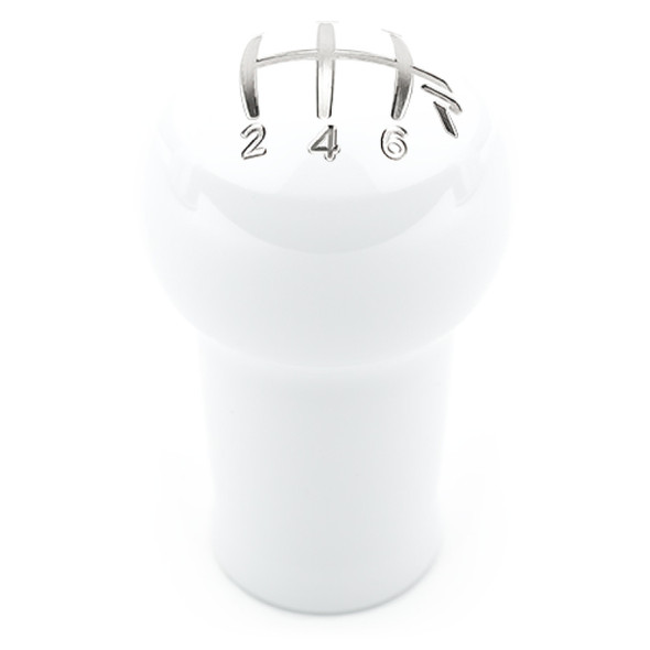 Raceseng Prolix Shift Knob (Gate 3 Engraving) M10x1.5mm Adapter - White Gloss