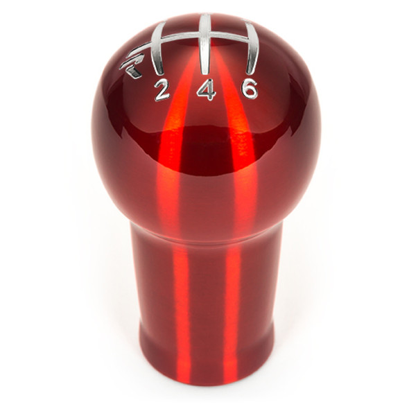 Raceseng Prolix Shift Knob / Gate 6 Engraving - Red Translucent (Adapter Required)