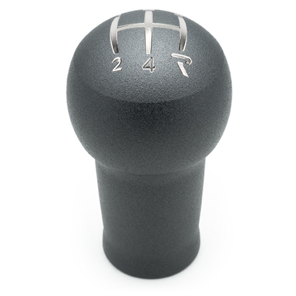 Raceseng Prolix Shift Knob (Gate 4 Engraving) Fiat 500T / Abarth Adapter - Graphite Texture