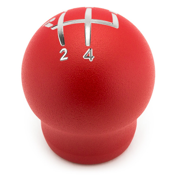 Raceseng Contour Shift Knob (Gate 5 Engraving) Porsche 911-997 / Cayman 987 Adapter - Red Texture