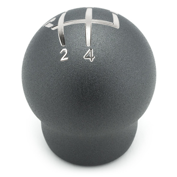 Raceseng Contour Shift Knob (Gate 5 Engraving) Porsche 911-997 Adapter - Graphite Texture