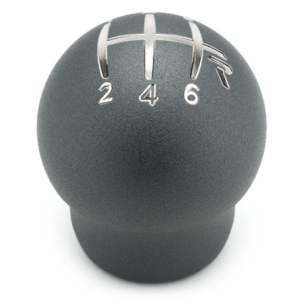 Raceseng Contour Shift Knob (Gate 3 Engraving) M12x1.25mm Adapter - Graphite Texture