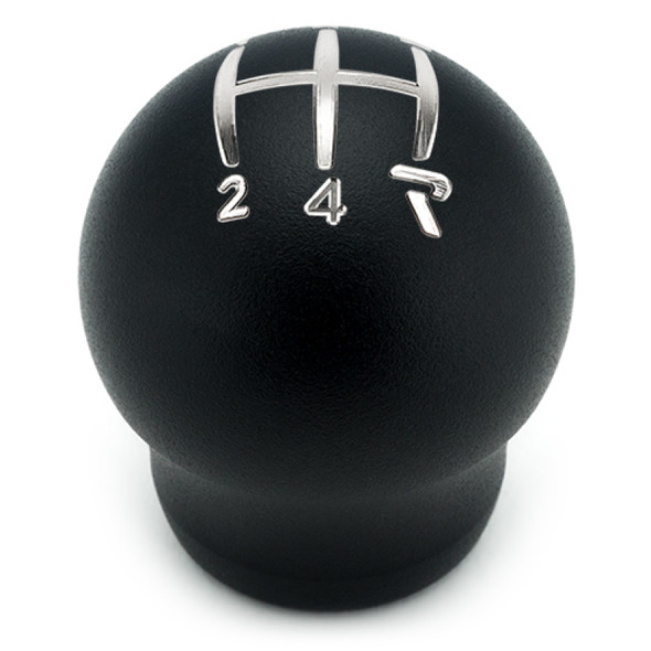 Raceseng Contour Shift Knob (Gate 4 Engraving) M12x1.5mm Adapter - Black Texture