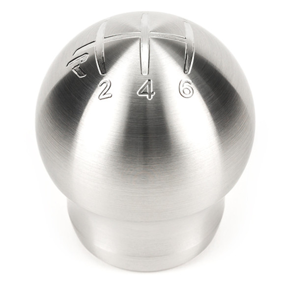 Raceseng Contour Shift Knob / Gate 6 Engraving - Brushed (Adapter Required)