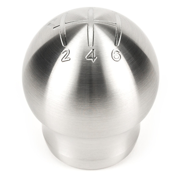 Raceseng Contour Shift Knob (Gate 1 Engraving) M12x1.5mm Adapter - Brushed