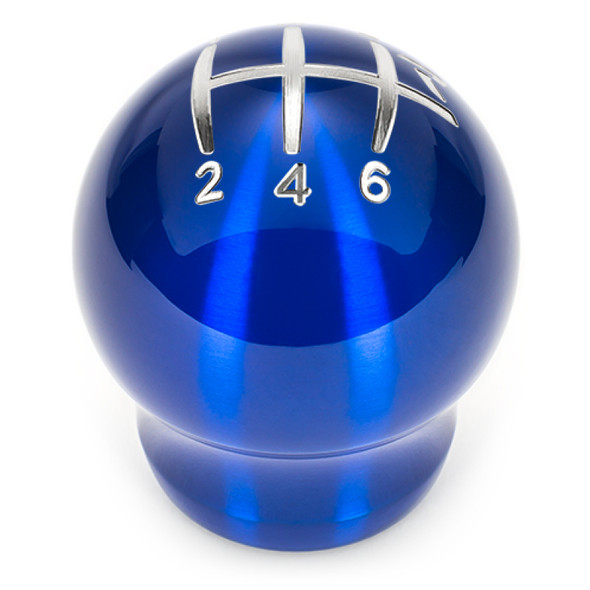 Raceseng Contour Shift Knob (Gate 2 Engraving) Camaro SS / ZL1 Adapter - Blue Translucent