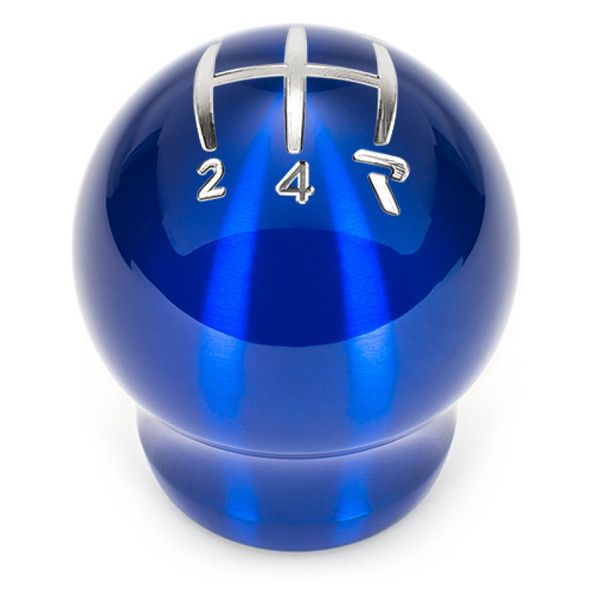 Raceseng Contour Shift Knob (Gate 4 Engraving) M10x1.25mm Adapter - Blue Translucent