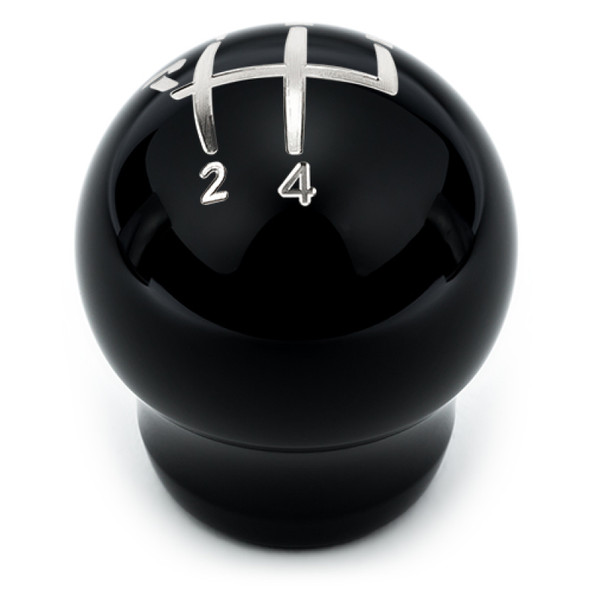 Raceseng Contour Shift Knob (Gate 5 Engraving) VW / Audi Adapter - Black Gloss