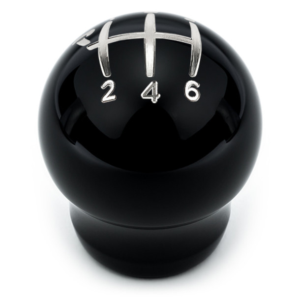 Raceseng Contour Shift Knob (Gate 1 Engraving) M10x1.5mm Adapter - Black Gloss