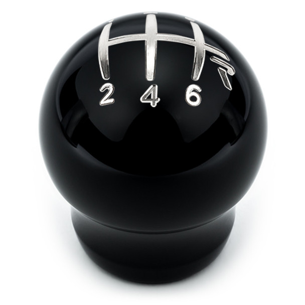 Raceseng Contour Shift Knob (Gate 3 Engraving) M10x1.5mm Adapter - Black Gloss