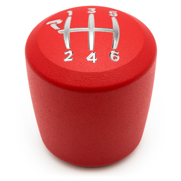 Raceseng Ashiko Big Bore Shift Knob (Gate 1 Engraving) M10x1.25mm Adapter - Red Texture