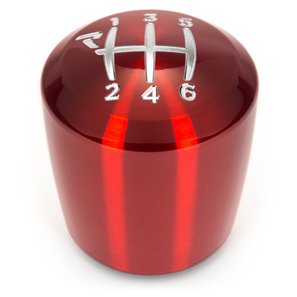 Raceseng Ashiko Big Bore Shift Knob / Gate 1 Engraving - Red Translucent (Adapter Required)