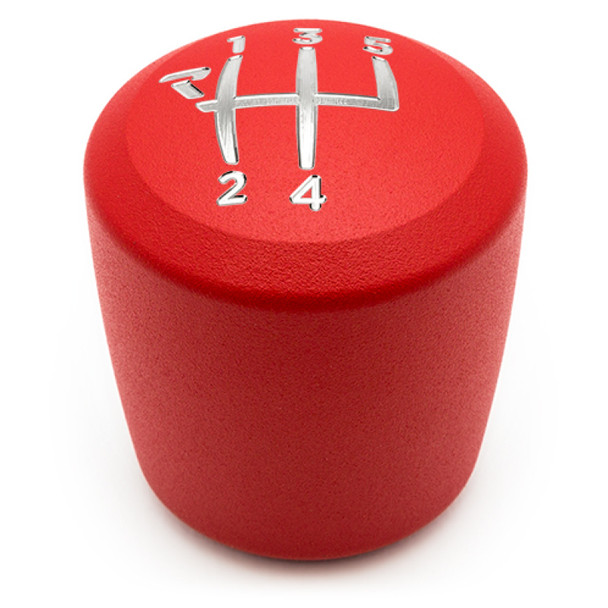 Raceseng Ashiko Shift Knob / Gate 5 Engraving - Red Texture (Adapter Required)
