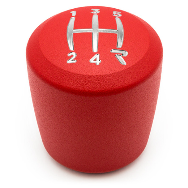 Raceseng Ashiko Shift Knob / Gate 4 Engraving - Red Texture (Adapter Required)