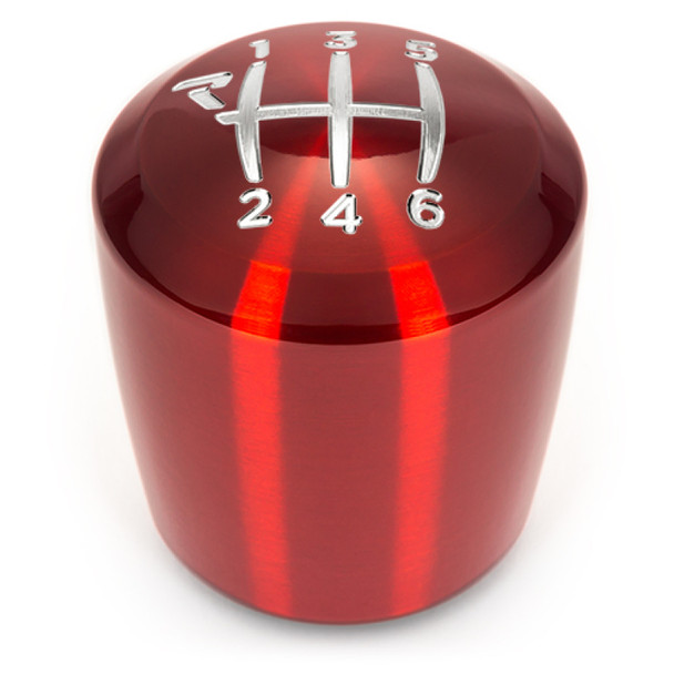 Raceseng Ashiko Shift Knob (Gate 1 Engraving) Mini R55-R60 / F54-F57 Adapter - Red Translucent