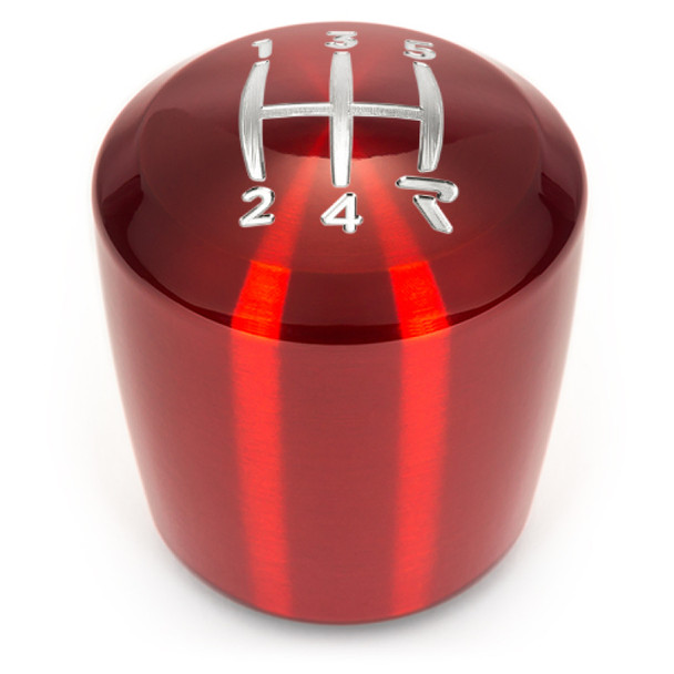 Raceseng Ashiko Shift Knob / Gate 4 Engraving - Red Translucent (Adapter Required)