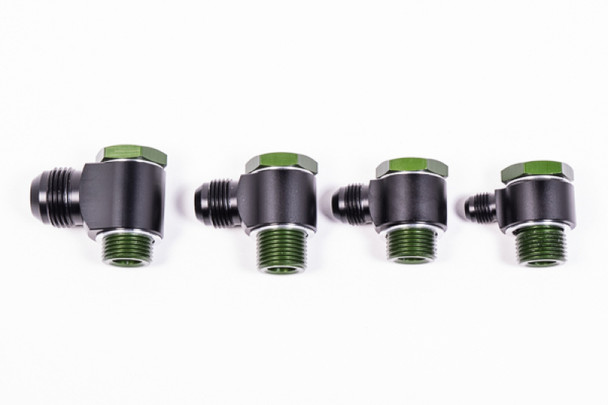 Radium Engineering Banjo Fitting 7/8-14 to 6AN Male
