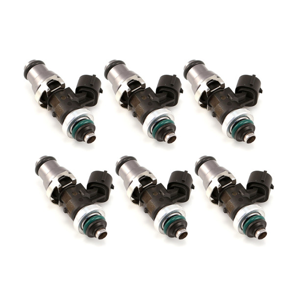 Injector Dynamics 2200cc Injectors-48mm Length-14mm Grey Top-14mm L O-Ring(R35 Low Spacer)(Set of 6)