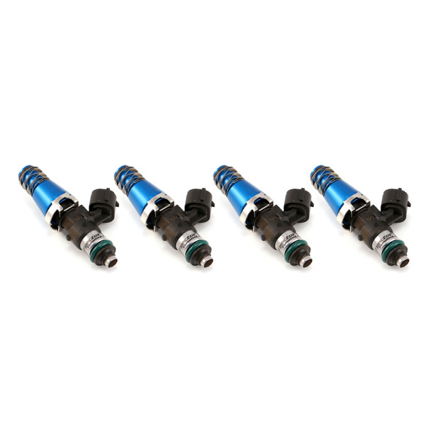 Injector Dynamics 2200cc Injectors - 60mm Length - 11mm Blue Top - 14mm Lower O-Ring (Set of 4)