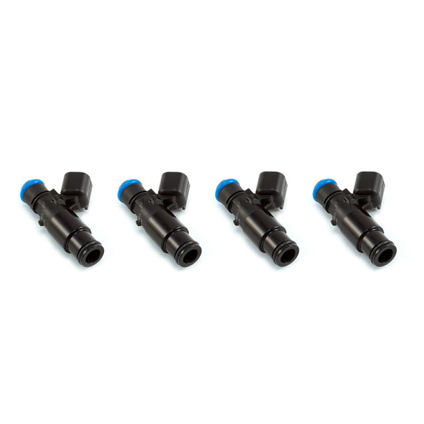 Injector Dynamics 1700x USCAR Connector / 48mm Length / 14mm (Black) BOTTOM Adaptor - Set of 4