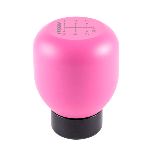 Perrin Subaru WRX/STI Large Ceramic Prison Pink Steel Shift Knob - 6 Speed