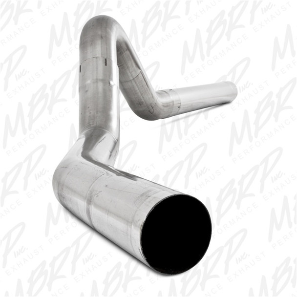 MBRP 07-09 Dodge 2500/3500 6.7L 4in Filter Back Single No Muffler T409 Exhaust System
