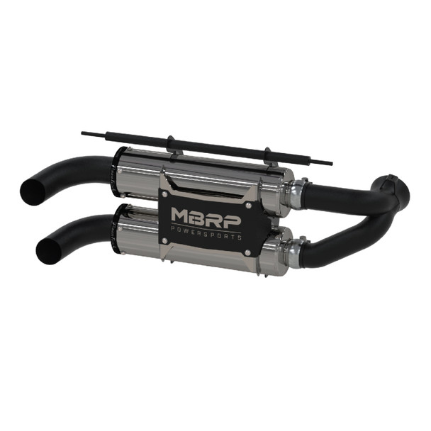 MBRP 11-14 Polaris RZR 900 (All Models) Stacked Dual Slip-On Performance Series Exhaust