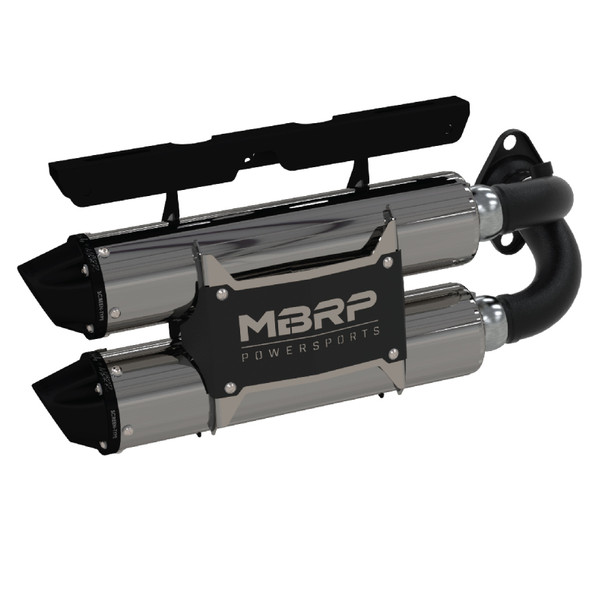 MBRP 18-19 Polaris RZR XP 1000/ RZR RS1 Stacked Dual Slip-On Performance Series Exhaust