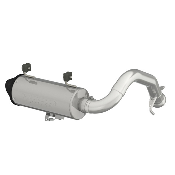 MBRP 17-19 Polaris Sportsman 850SP/1000XP 5in. Single Slip-On Performance Series Exhaust