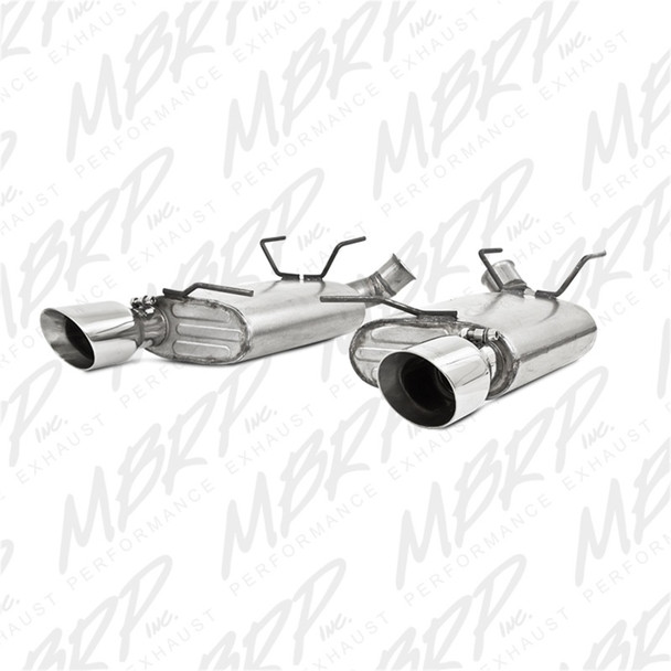 MBRP 11-12 Ford Mustang V6 Dual Muffler Axle Back Split Rear Alum Exhaust System