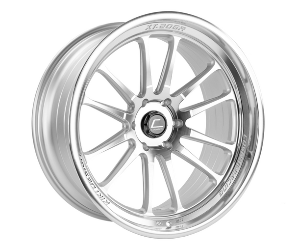 Cosmis Racing XT-206R Silver w/ Machined Face + Lip Wheel 22x10 +0mm 6×139.7