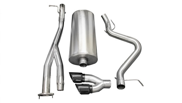 Corsa 03-06 Chevrolet Silverado Short Bed SS 6.0L V8 Black Sport Cat-Back Exhaust