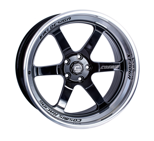 Cosmis Racing XT-006R Black w/ Machined Lip Wheel 20x9.5 +10mm 5x114.3