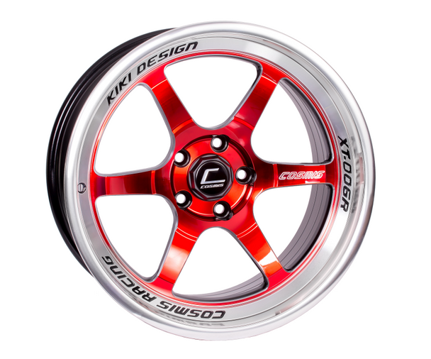 Cosmis Racing XT-006R Red w/ Machined Lip Wheel 18x11 +8mm 5x114.3