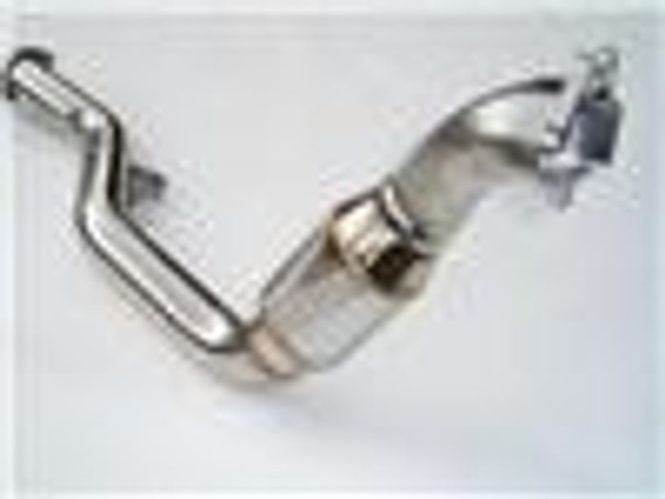 Invidia 05+ AT LGT Polished Divorced Waste Gate Downpipe with High Flow Cat