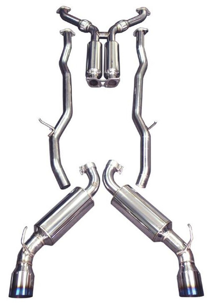 Injen 2013-2014 Ford Focus ST 2.0L (t) 3.00in Cat-Back Stainless Steel Exhaust System w/Titanium Tip