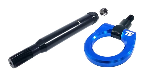 Torque Solution Billet Rear Tow Hook (Blue) Subaru WRX / STI 2015+